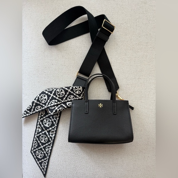 Tory Burch Black Mini Crossbody - Picture 1 of 12